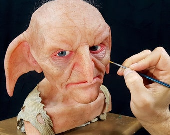 Kreacher sculpture bust - Harry Potter - Platinum Silicone