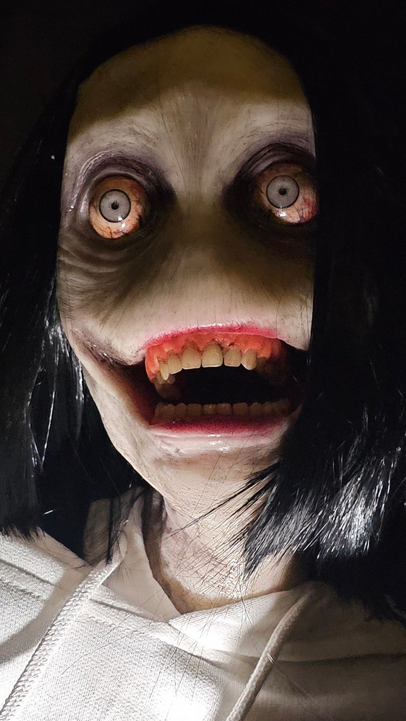 Jeff the Killer LoreCraft premium platinum silicone bust Creepypasta special image 8