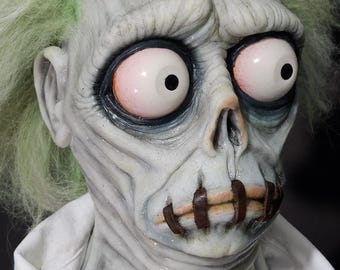 Beetlejuice "Bob" - lifesize platinum silicone bust