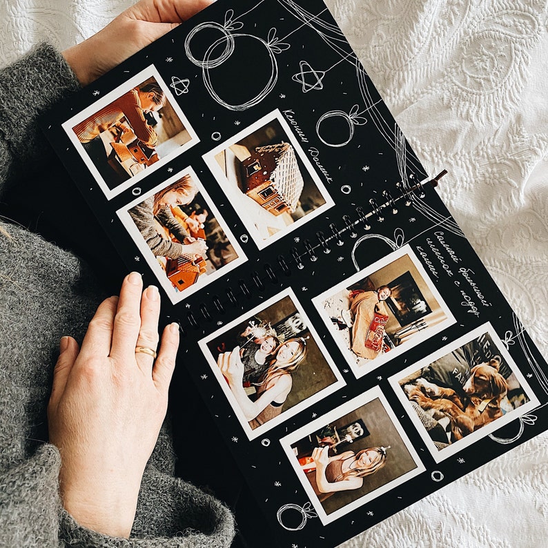 Photo Album Scrapbook Polaroid Photo Album for a wedding as Etsy