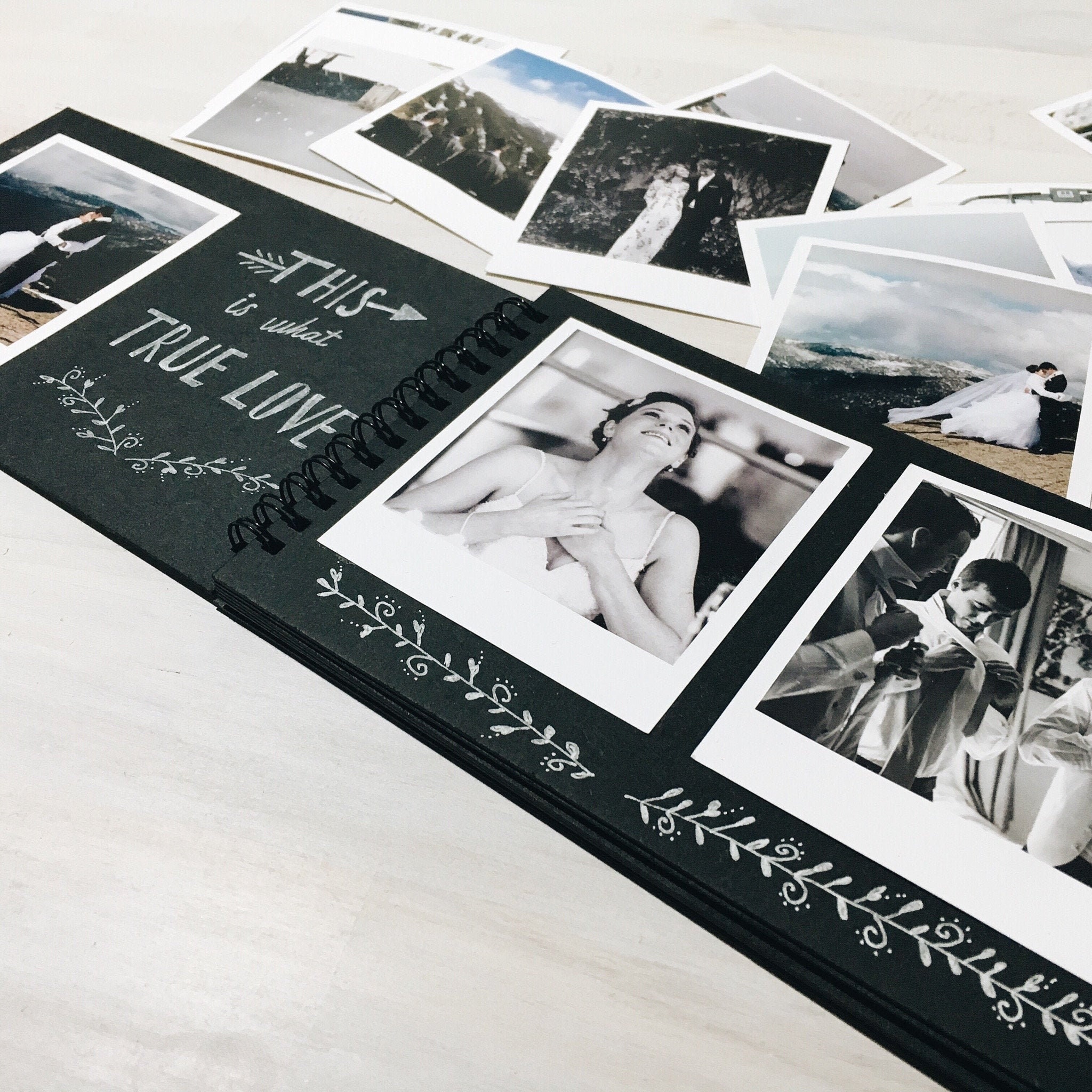 Álbum de fotos Polaroid álbum de recortes de momentos como Etsy