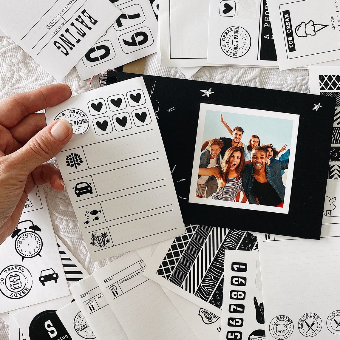 Sticker pack for travel guide stickers sheets planner Etsy