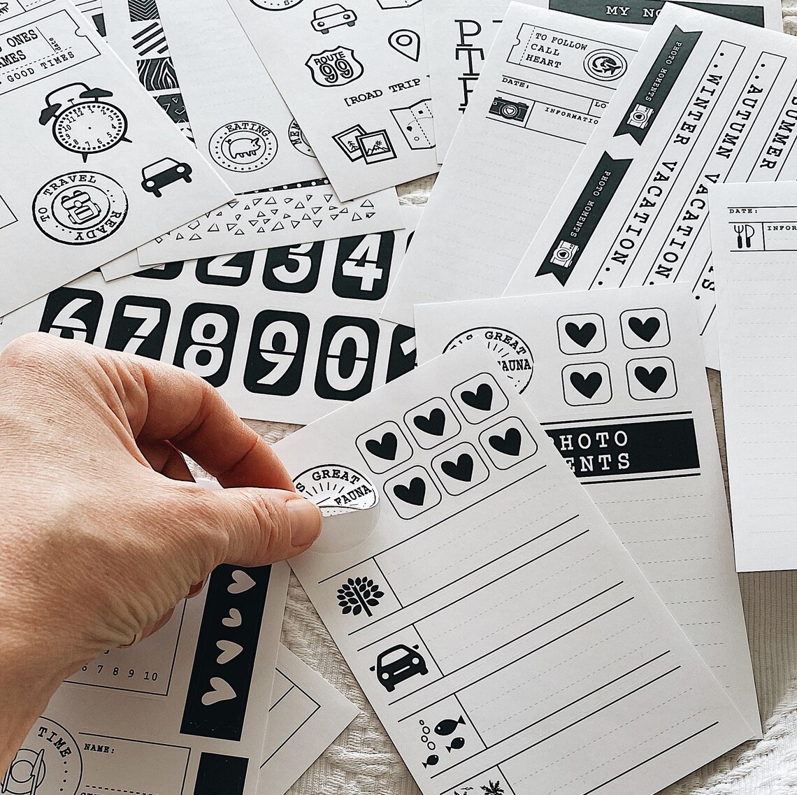 Sticker pack für Travel Guide Sticker Bögen Etsy