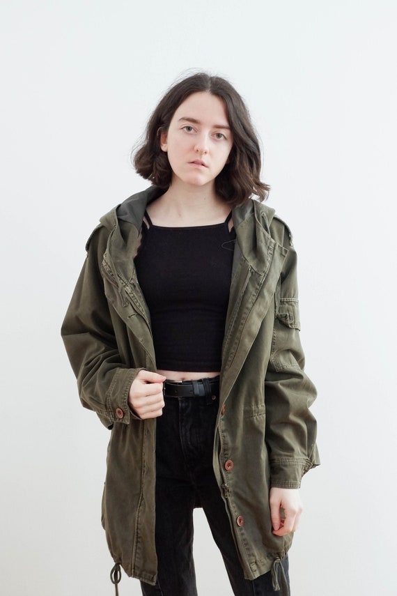 Army Green Parka Jacket