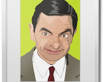 Mr Bean Rowan Atkinson Comedy Fun Weird Giant Wall Art Poster Print