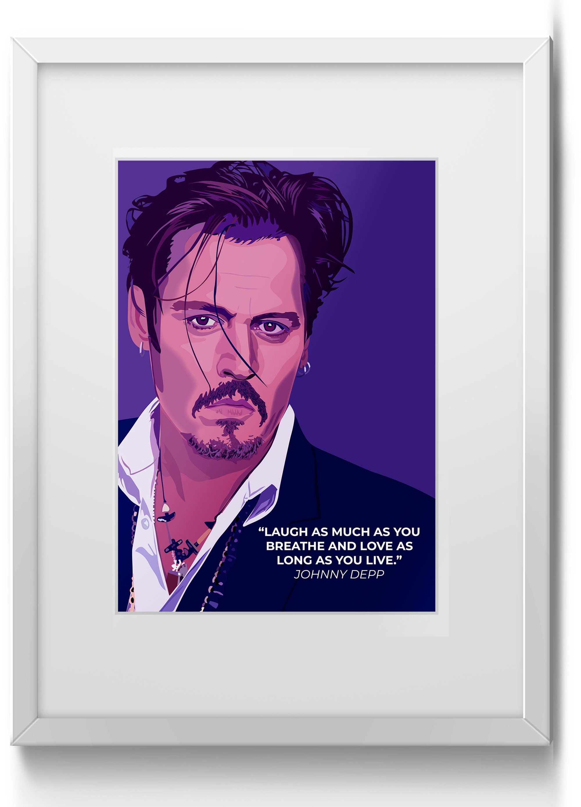 Johnny Depp Wall Art A2 A3 A4 A5 Digital Print - Etsy