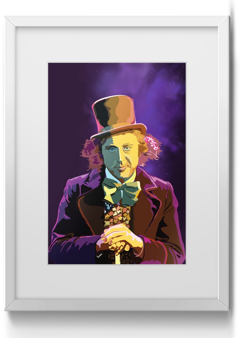 Gene Wilder American Actor Filmmaker Wall Art Illustration - Etsy
