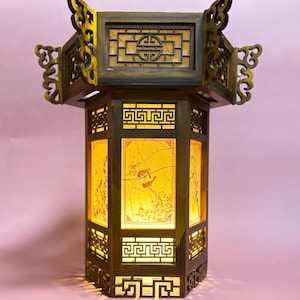 Ancient lanterns, handmade lanterns, wooden lanterns