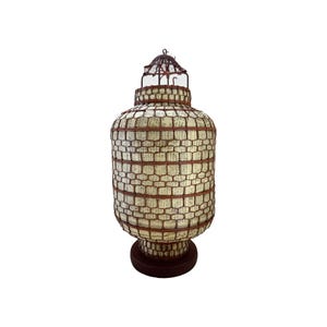 Lampada da palazzo, imitazione di un'antica lampada da palazzo, lanterna di carta classica a forma di libro