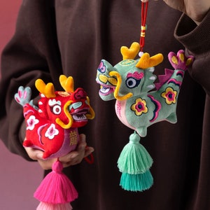 Dragon dolls, dragon pendants, gifts for the Year of the Dragon