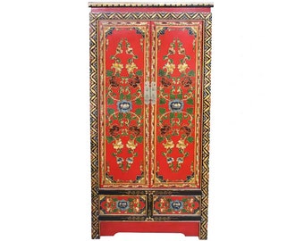 Traditional cabinet, painted cabinet, Chinese cabinet, ancient style cabinet