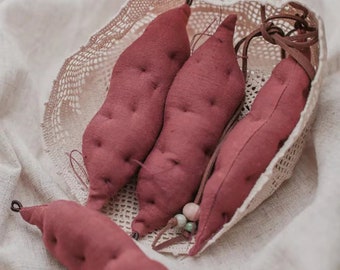 Hand sewing sweet potato, cloth sweet potato, sweet potato sachets, sweet potato pendant