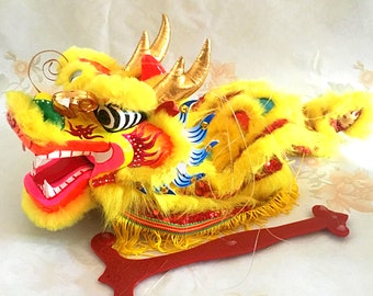 Century-old relic doll, small dragon dance, intangible cultural heritage, festival doll, Dragon Year gift
