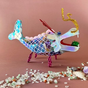 Linternas dragonFish, linternas hechas a mano, linternas portátiles, linternas para niños, linternas para festivales, linternas para fiestas, regalos