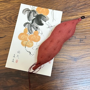 Hand sewing sweet potato, cloth sweet potato, sweet potato sachets, sweet potato pendant