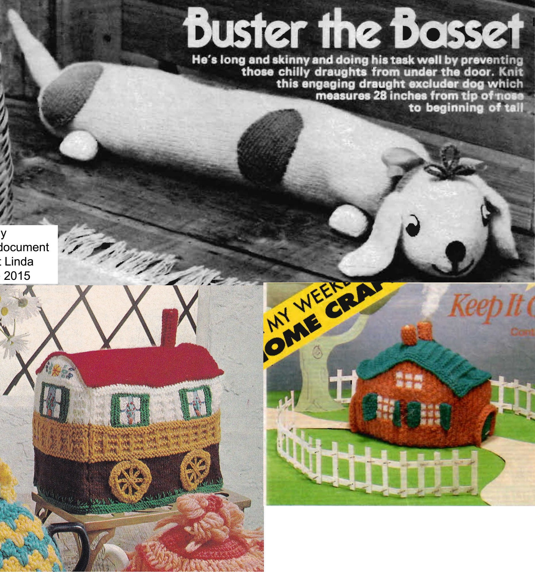 basset hound knitting pattern
