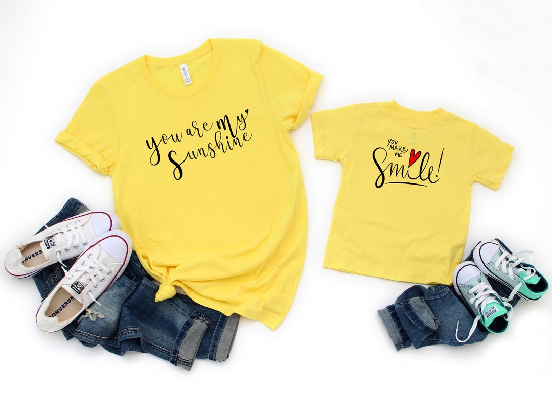 You Are My Sunshine Shirt Mommy and Me Shirts Mother - Etsy