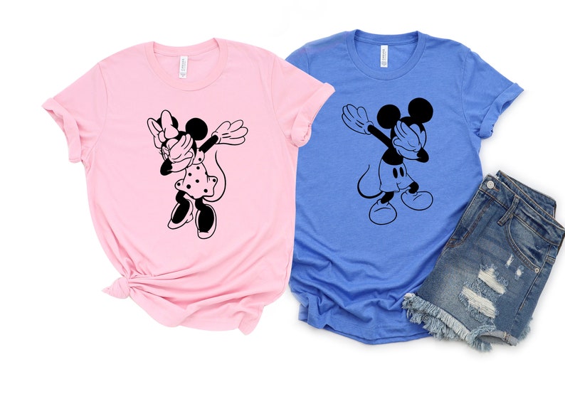 Matching Disney Shirts Mickey Mouse Dabbing Shirt Mickey Etsy