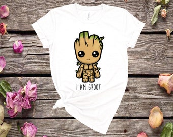 Groot Save the Galaxy Plant Tree Shirt Disney Shirt - Etsy