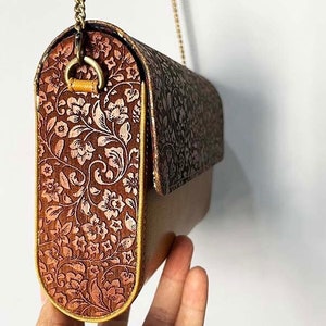 Great as a gift for any occasion Handmade / Designer Crossbody Clutch Leather Elegant Bags  For Women,