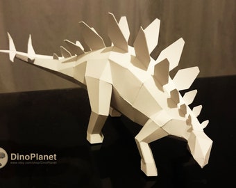 Stegosaurus - Papercraft to download (PDF, DXF, SVG)