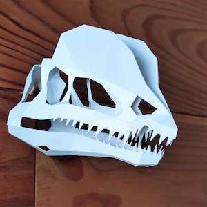 Dilophosaurus Skull - Papercraft to download