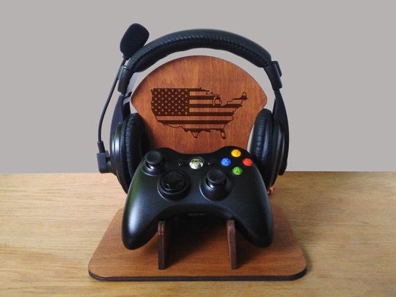 Personalized Headphone Holder Custom Gamer Gift Headphone Stand
