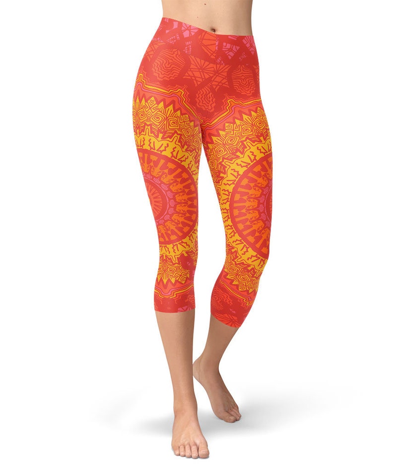 burnt orange yoga pants