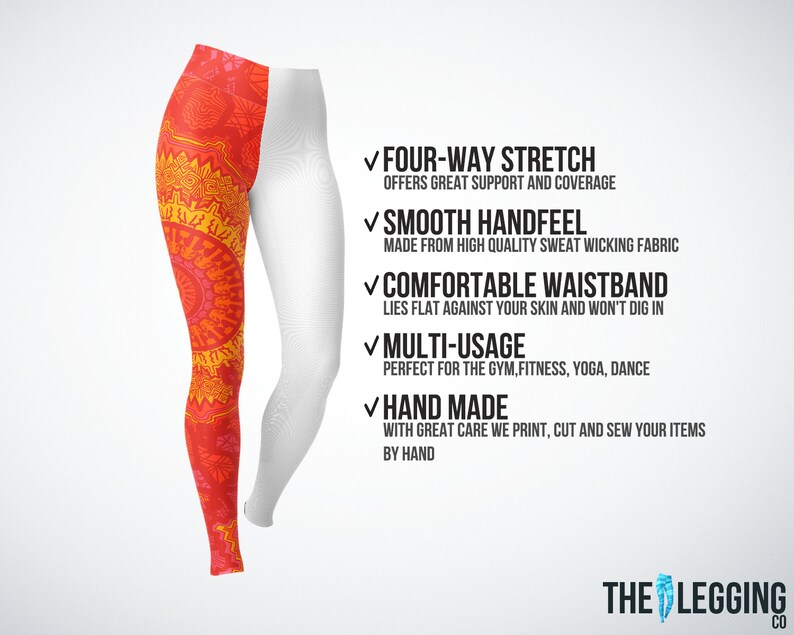 burnt orange workout leggings