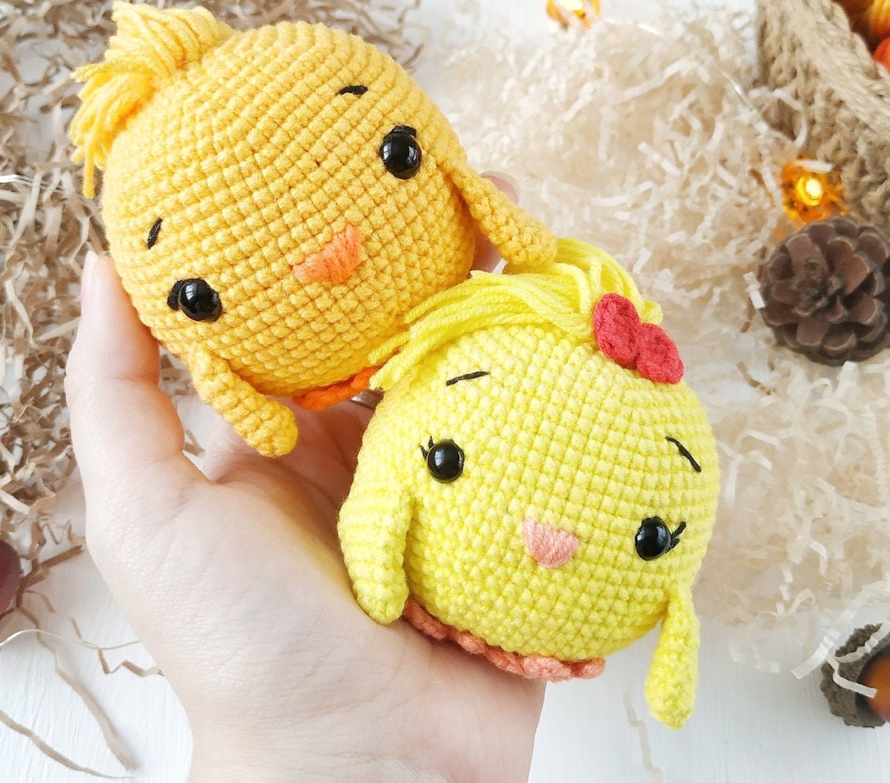 Crochet Pattern Chicken Amigurumi Pattern Easter Template | Etsy