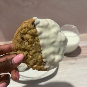 Oatmeal cranberry white chocolate cookies