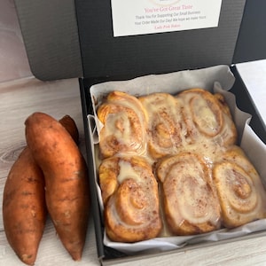 Sweet potatoe Cinnamon Rolls