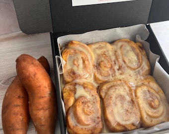Sweet potatoe Cinnamon Rolls