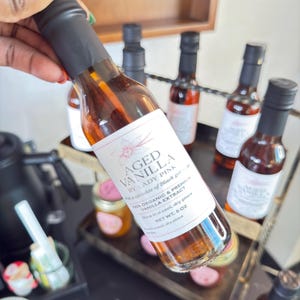 Aged Madagascar Vanilla Extract – Vodka Infused | Pure Handmade Vanilla for Baking & Coffee