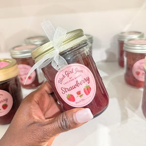Erdbeermarmelade - Natürliche Fruchtmarmelade in Glasflasche
