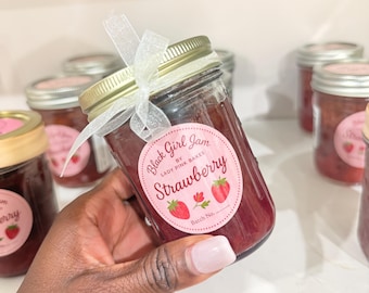 Strawberry Jam – Small-Batch, Natural Fruit Jam in Glass Bottle