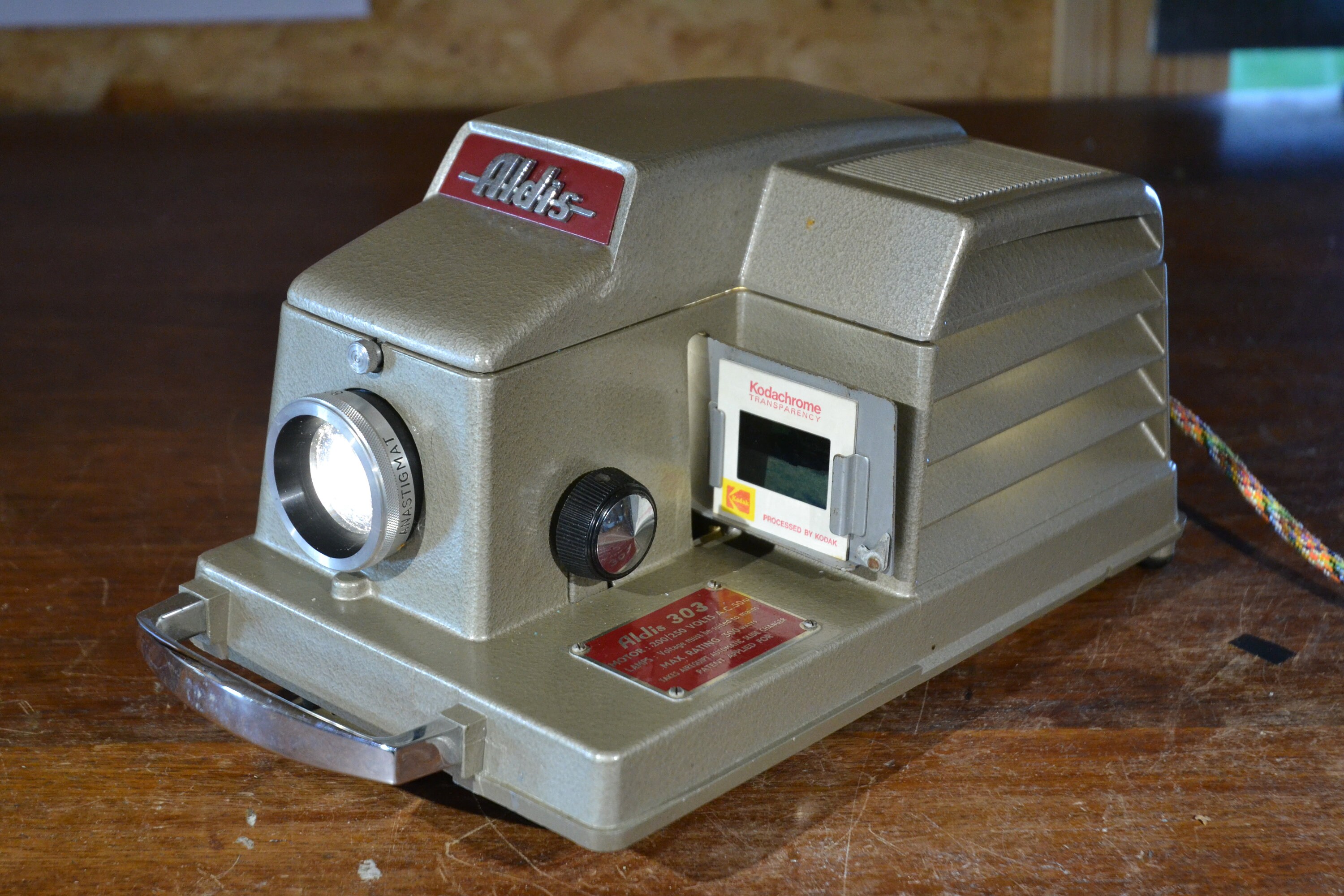 Aldis 303 Vintage Slide Projector. Upgraded to LED Rewired Etsy UK