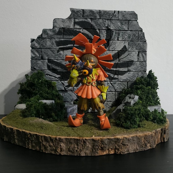 Diorama maski Zeldy Majory