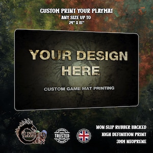 Impresión de tapetes de juego personalizados
