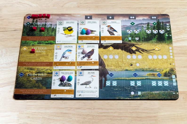 Custom Made Game Mat for Wingspan Etsy