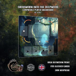 Oathsworn Into The Deepwood-compatibele gamemat