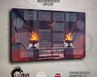 One Deck Dungeon Compatible Playmat - Player Mat - Neoprene Dashboard