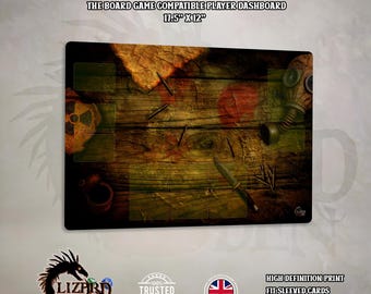 STALKER Player Mat – Neoprene Post-Apocalyptic Design