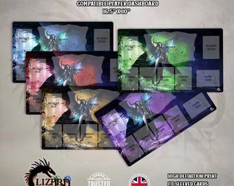 Tapete de juego de neopreno compatible con Etherfields para jugadores