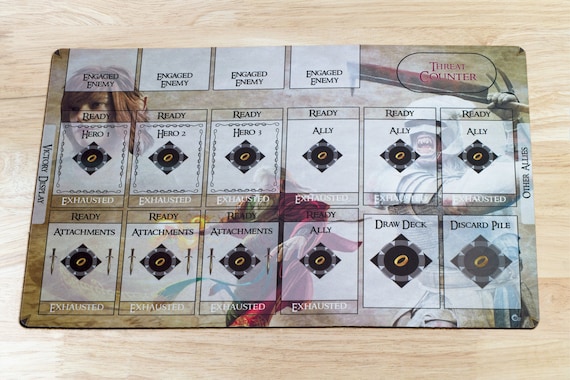 Lord Of The Rings LCG Custom Made Game Mat