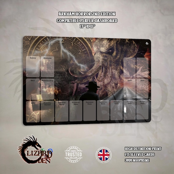 Arkham Horror 2nd Edition Board Game Compatible Playmat - Neoprene Mat -  Etsy
