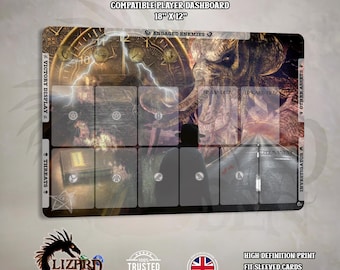 Arkham Horror LCG Compatible Playmat - Neoprene Playmat - Player Dashboard