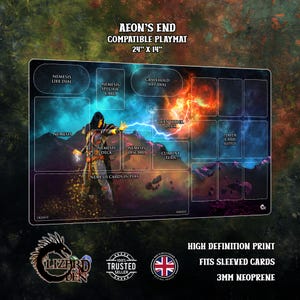 Tapete de juego compatible con Aeon’s End