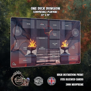 One Deck Dungeon compatible game mat