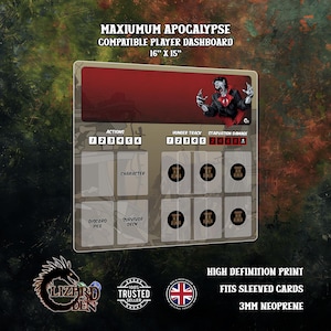 Maximum Apocalypse compatible game mat